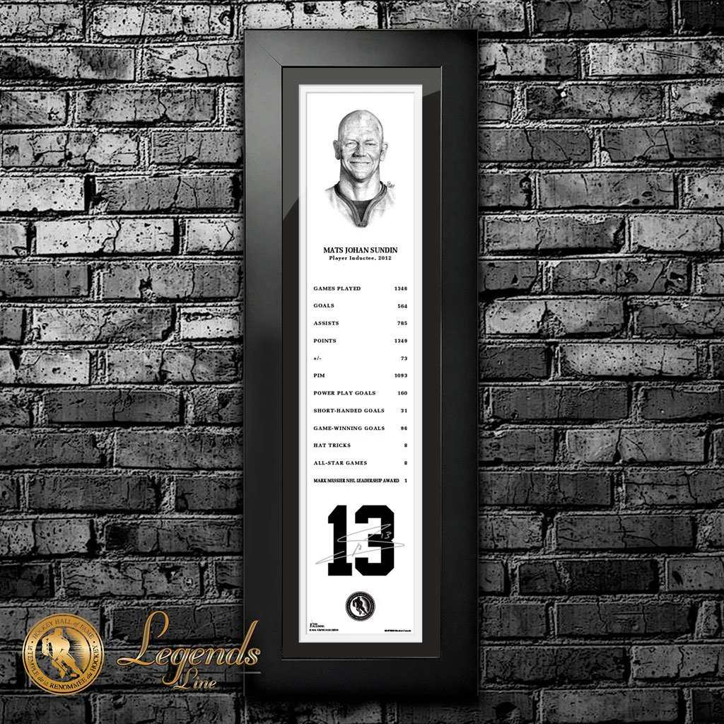 2012 Mats Sundin - NHL Legends 6x22 Frame - Image 2
