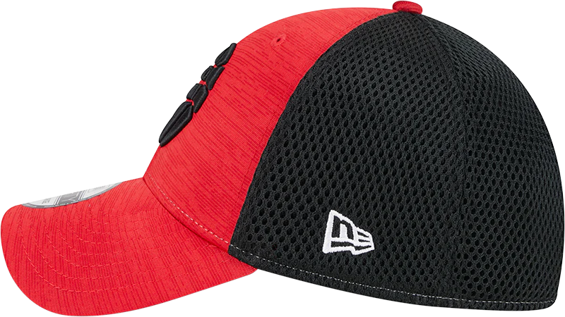 39THIRTY Part Logo Game Day Flex Hat - RED - Image 4