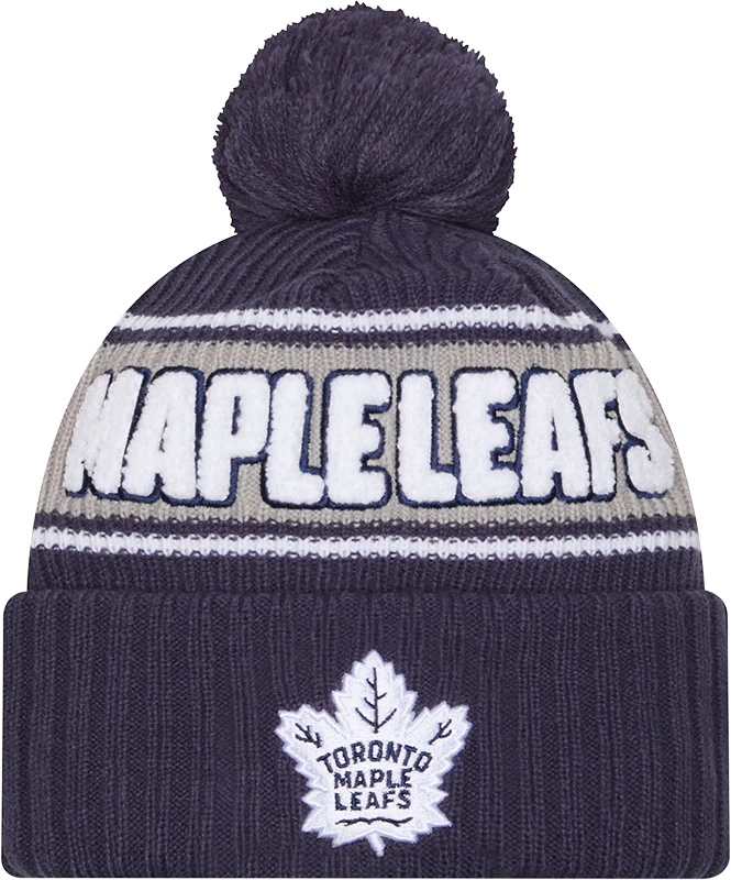 Bold Wordmark Logo Cuffed Pom Toque