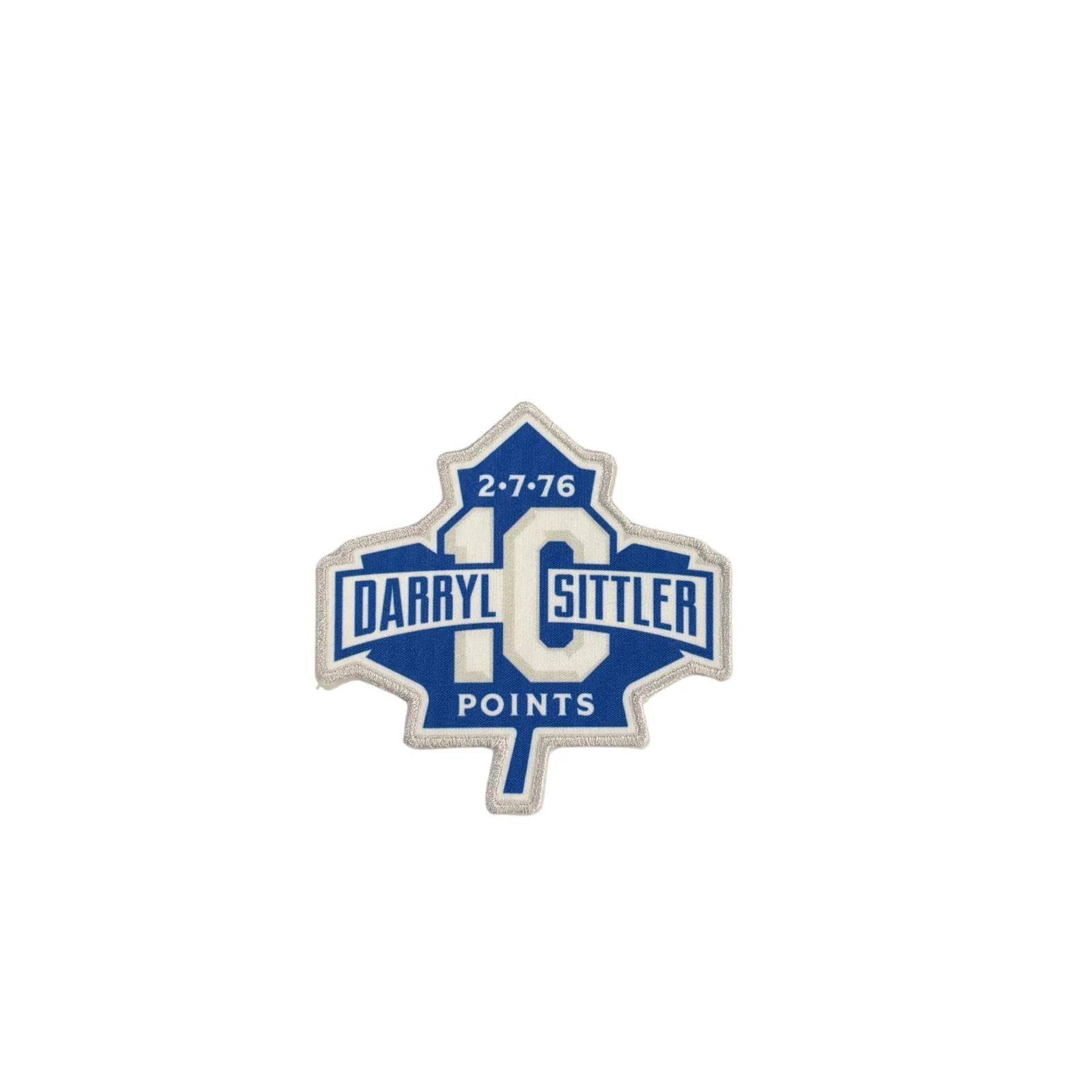 Darryl Sittler 10 Point Anniversary Patch - Image 3