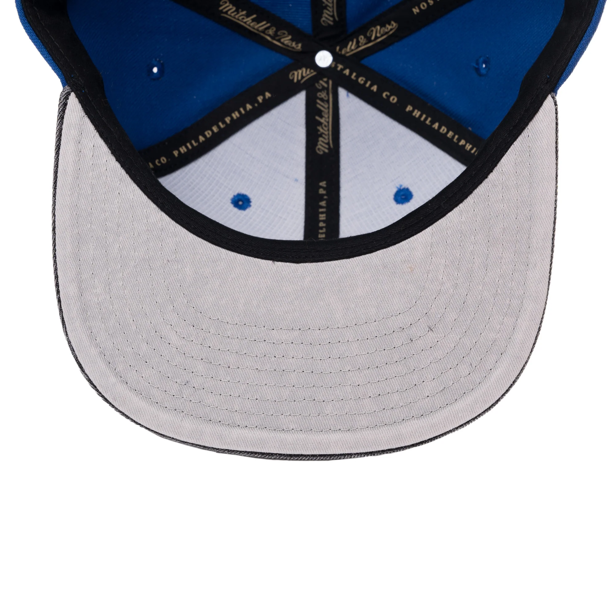 Denim Patchwork Primary Logo Snapback - Image 4