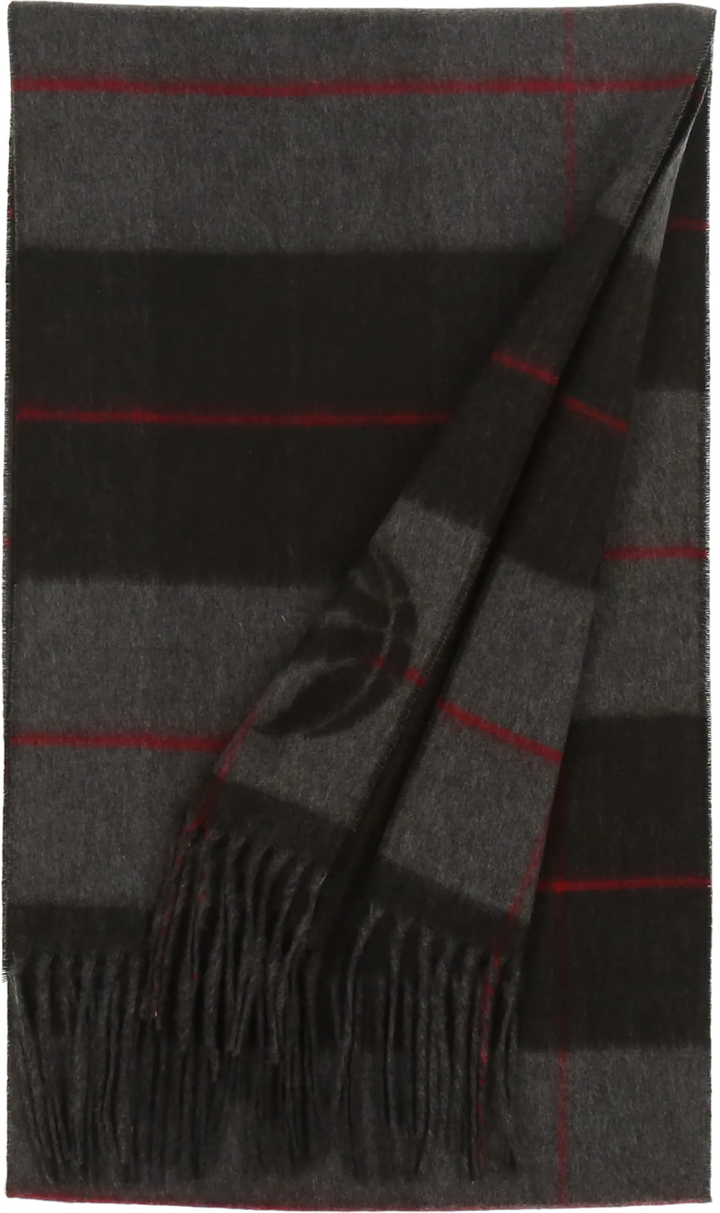 Logo Black Check Scarf - Image 3