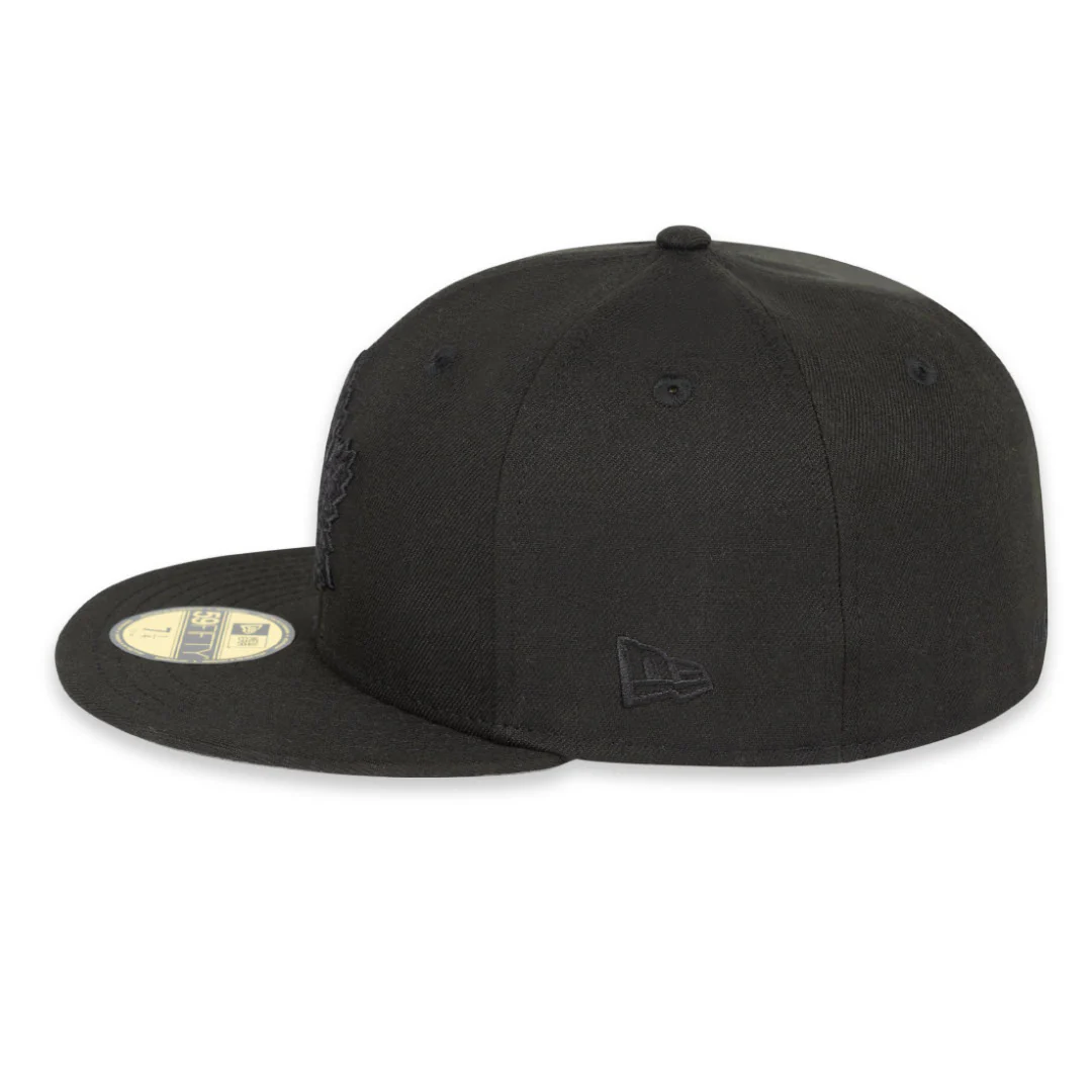 59FIFTY Tonal Prim Logo Fitted Hat - BLACK - Image 4