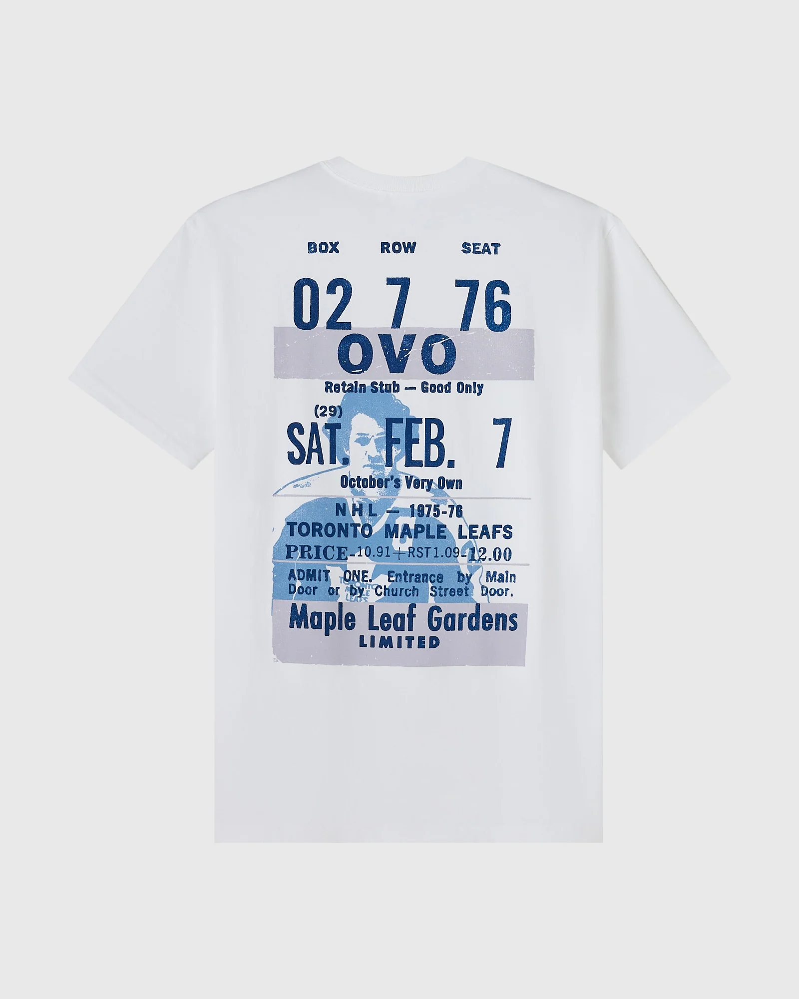 OVO X TML Darryl Sittler T-Shirt - WHITE - Image 2