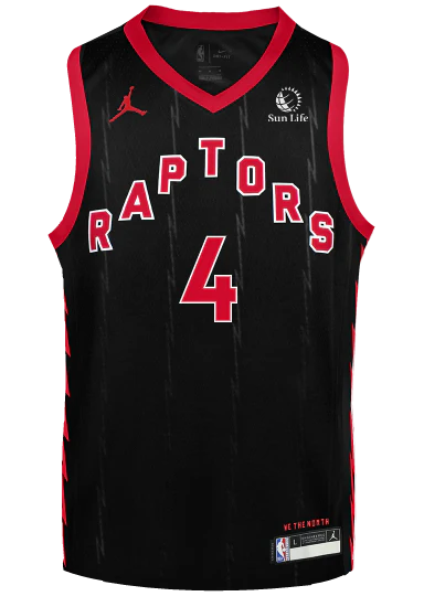 Tangerine x Raptors Nike Men's 2022 Swingman Statement Jersey - BARNES - Image 2