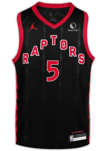 Tangerine x Raptors Nike Men's 2022 Swingman Statement Jersey - QUICKLEY - Image 2