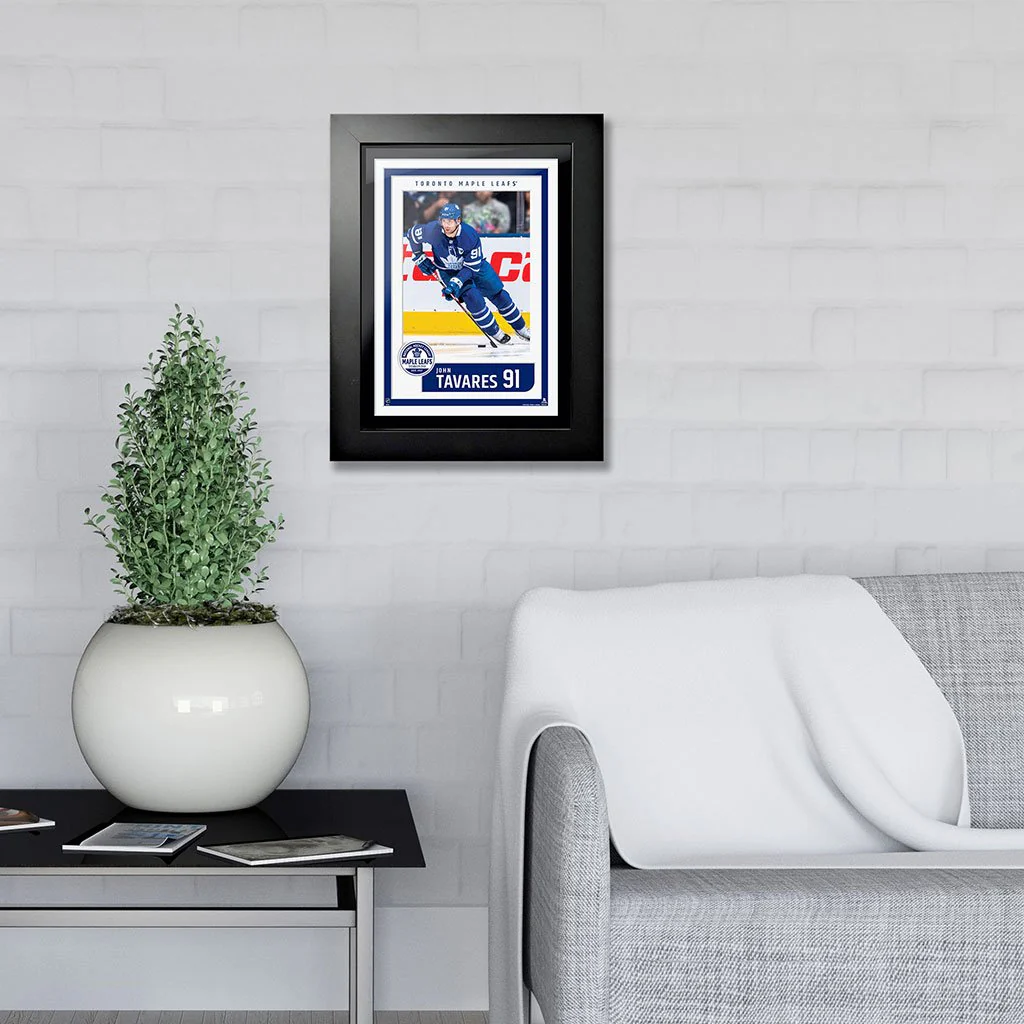 Toronto Maple Leafs John Tavares 12x16 Block Design - Home Jersey - Image 2