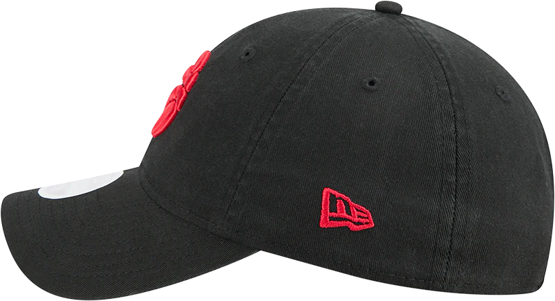 Women's 9TWENTY Part Logo Slouch Hat - BLACK - Image 4