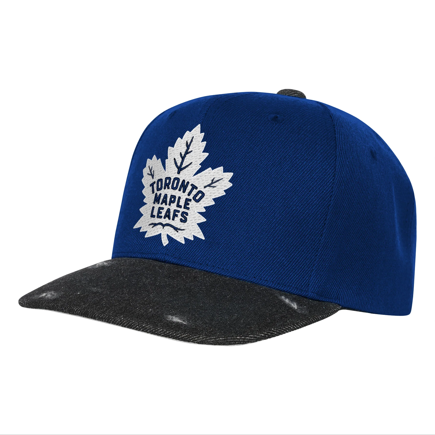 Youth Denim Patchwork Adjustable Hat